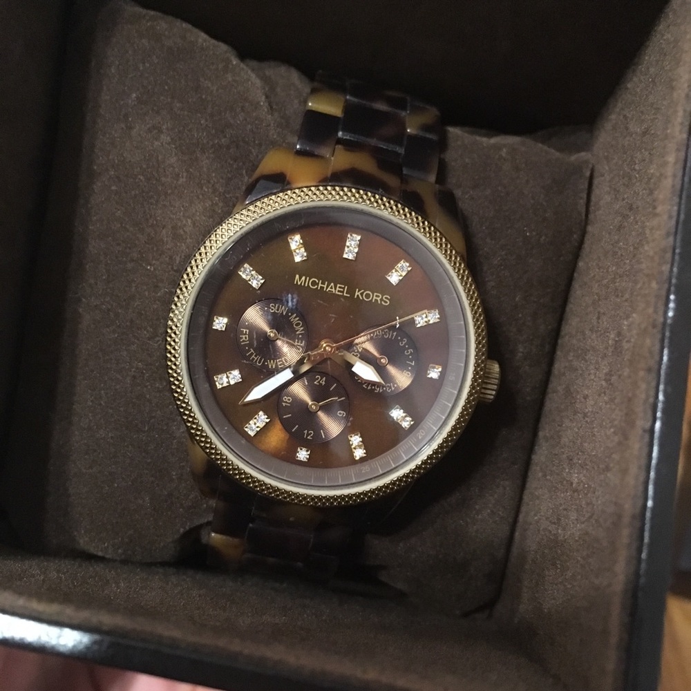 Michael Kors Tortiseshell Watch